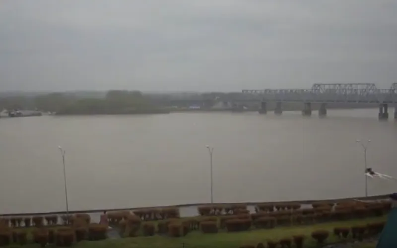 Веб-камеры К24: снегопад прошёл в  Камне-на-Оби 