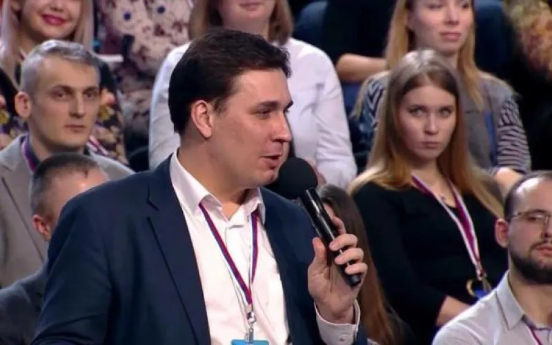 Алтайский журналист задал вопрос Владимиру Путину