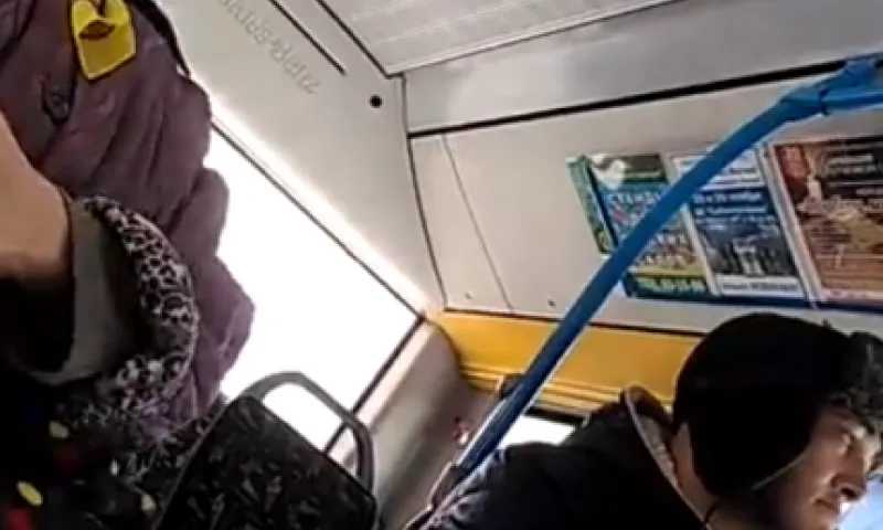 Видео: бабушка поёт частушки в барнаульском автобусе 