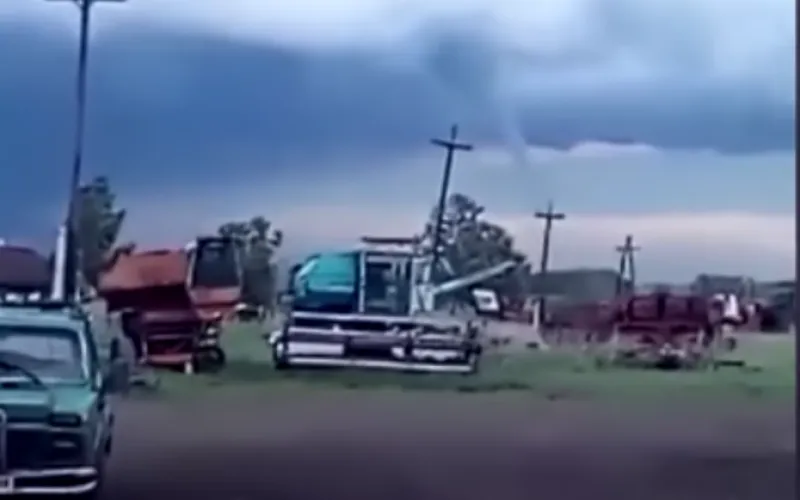 Смерч в Алтайском крае: как это было 