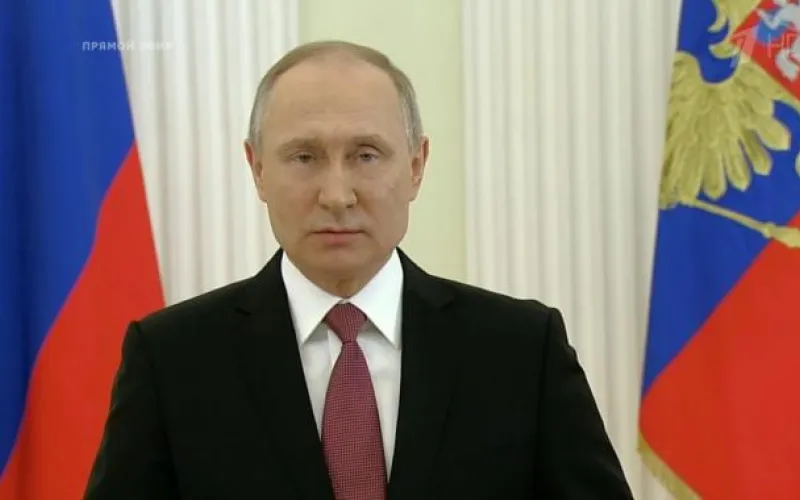 Владимир Путин выступил с обращением к жителям России 
