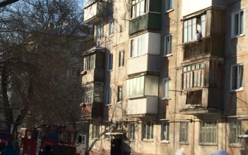 Пятиэтажка горела в Барнауле