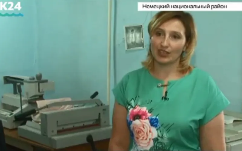 В Немецком районе газета «Новое время» выходит на двух языках – русском и немецком