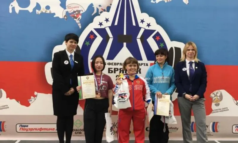 Алтайская спортсменка 22-й раз победила на чемпионате страны по парапауэрлифтингу