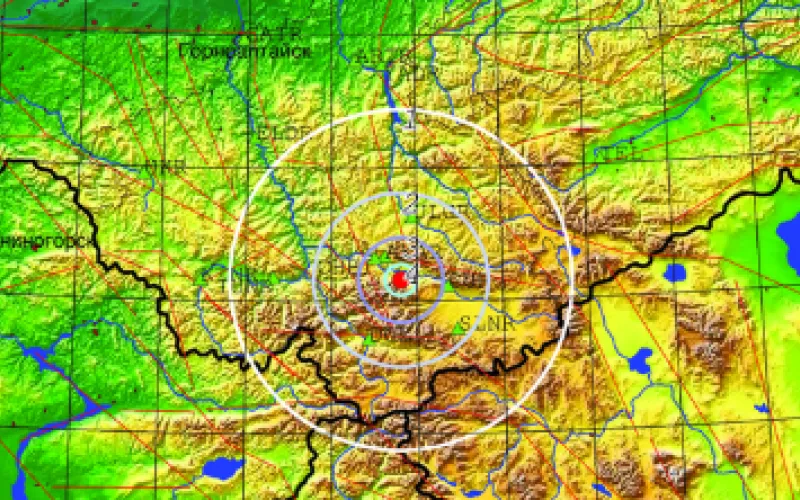 Интенсивное землетрясение произошло на Алтае