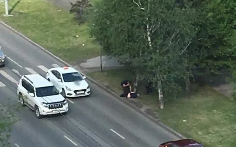 Человека сбили в Барнауле 