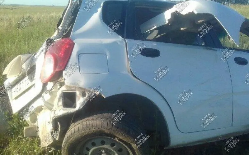 Легковой автомобиль слетел с трассы под Рубцовском