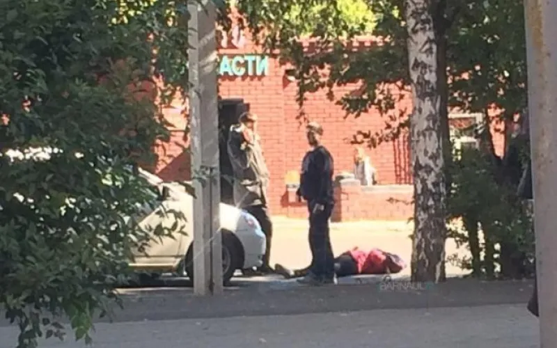 Женщину сбили в центре Барнаула