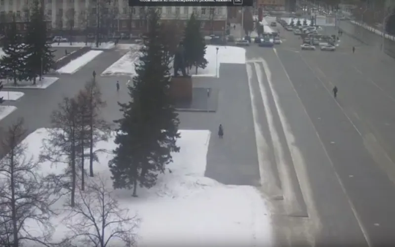 Веб-камеры К24: сильный дождь идёт в Барнауле 