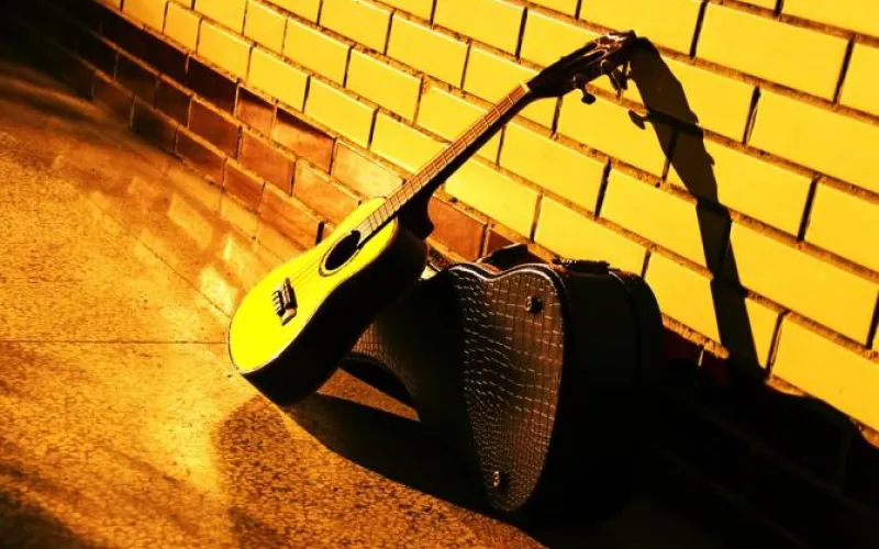 Железнодорожник сыграл на гавайской гитаре на вокзале Барнаула 