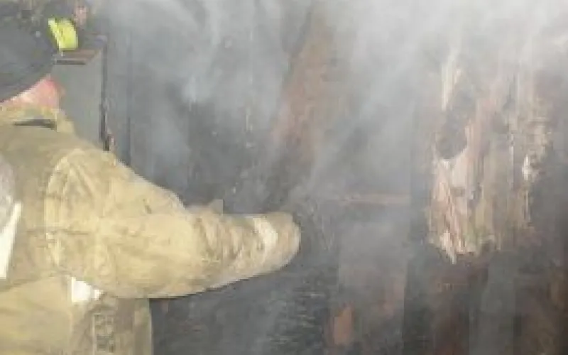 Пожар в Алтайском крае ликвидировали за 8 минут 