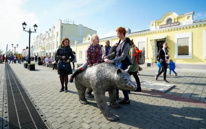 Барнаульский медведь отправится на реставрацию