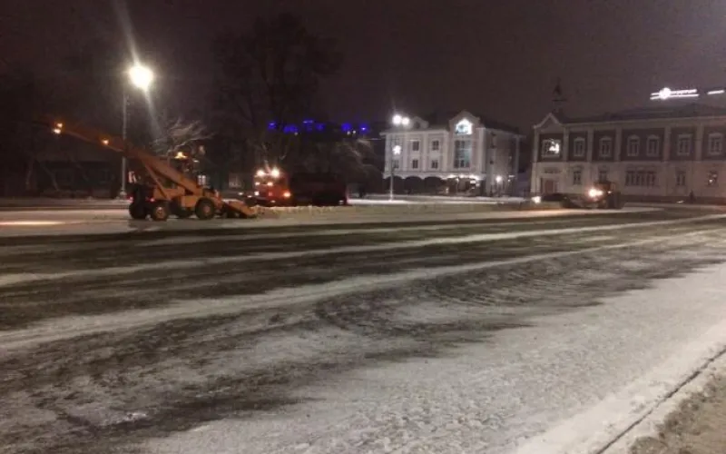 Днём 17 января 100 единиц техники выйдет на улицы Барнаула 