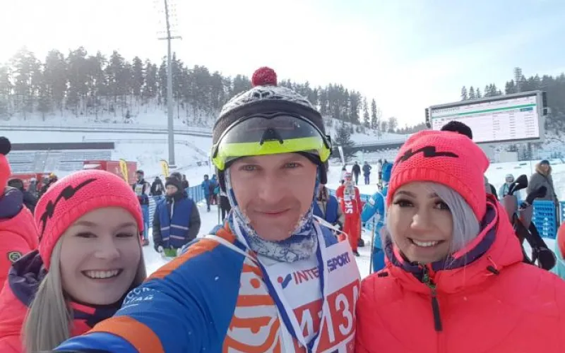 Алтайский спортсмен принял участие в лыжном марафоне в Финляндии