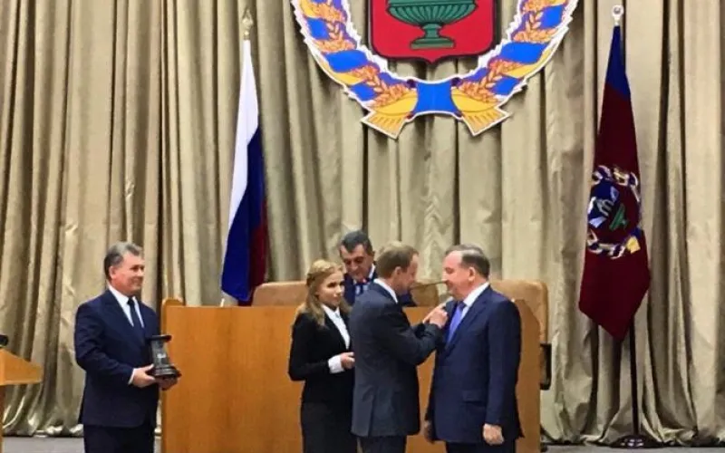 Александр Карлин награжден орденом «За заслуги перед Алтайским краем» I степени