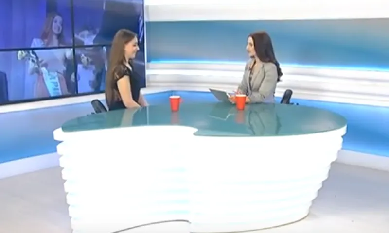 «Интервью дня»: Маргарита Клюкина стала Мисс Телевидение по мнению подписчиков группы К24 «ВК»