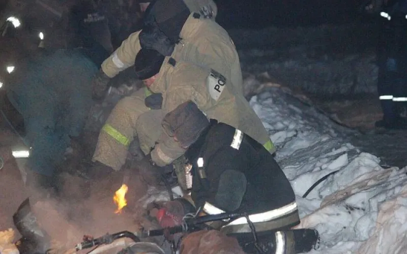 Продолжаются работы по восстановлению центрального теплоснабжения в Немецком районе