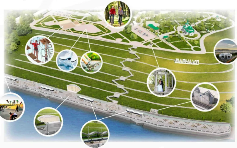 Фото проекта: как будет выглядеть Нагорный парк?