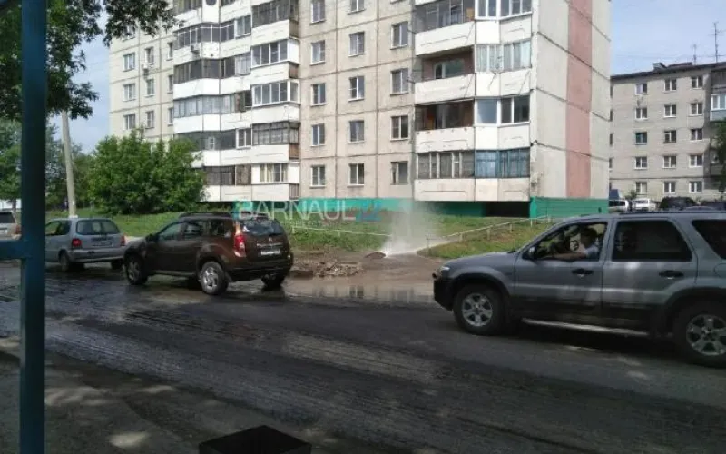 Коммунальный фонтан появился в Барнауле