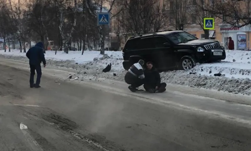 Мужчину сбили на пешеходном переходе в центре Барнаула