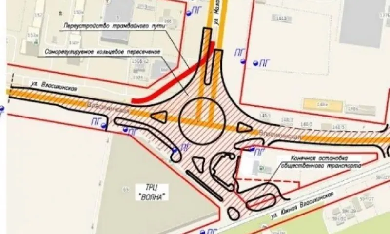 Обустройство третьего малаховского кольца продолжают в Барнауле