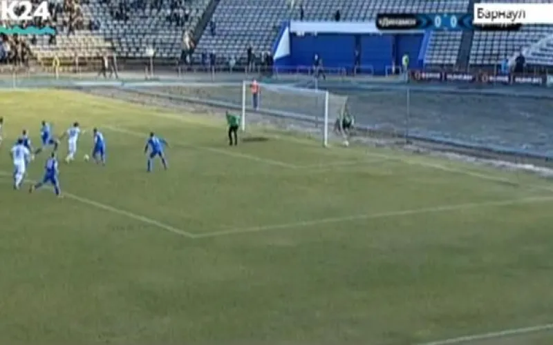 Матч «Динамо-Барнаул» – «Оренбург» в рамках 1/16 Кубка России по футболу прошёл в Барнауле