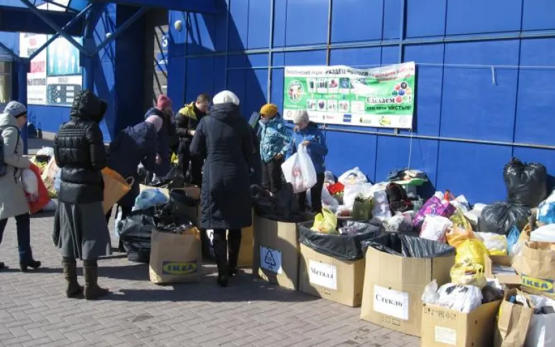 Лампы, бытовая техника, стекло: барнаульцы сдали вторсырьё на переработку 