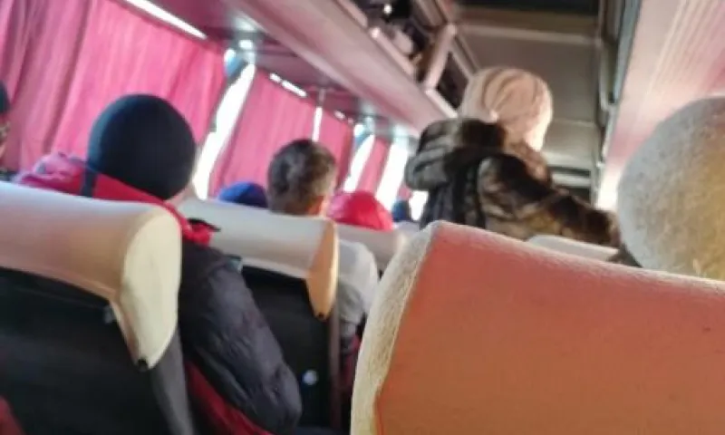 Топливо замёрзло в автобусе на трассе в Алтайском крае