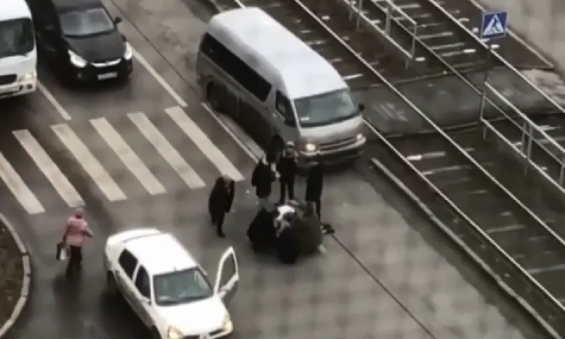 Ребенка сбили на пешеходном переходе в центре Барнаула