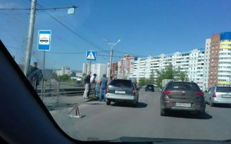 Человека сбили на пешеходном переходе в Барнауле 