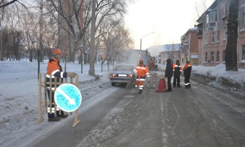 Несколько домов остались без воды из-за коммунальной аварии в Барнауле
