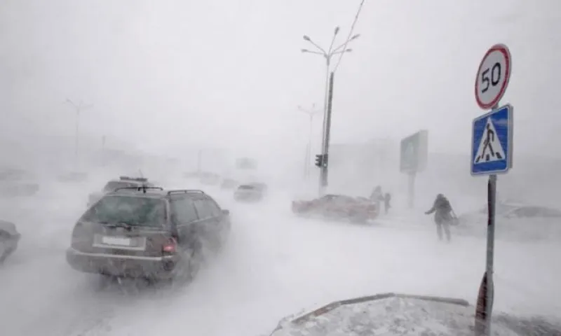 Буран и сильный гололед: о погоде в Алтайском крае 6 ноября