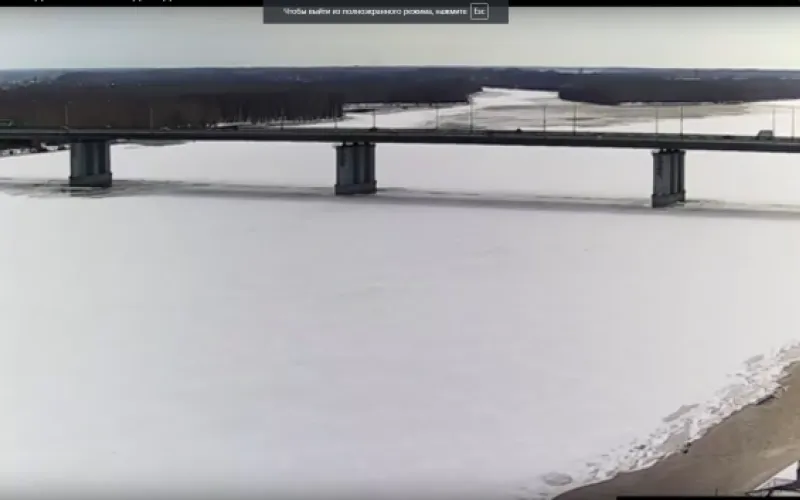 Веб-камеры К24: когда начнётся ледоход на Оби?