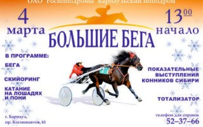 «Большие зимние бега» пройдут 4 марта в Алтайском крае