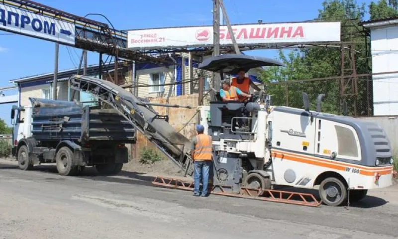 Капремонт дороги на Силикатном начали в Барнауле