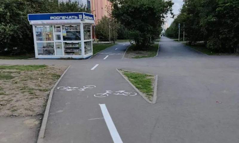 В спальном районе Барнаула появились велодорожки