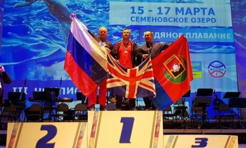 Барнаулец стал чемпионом мира по плаванию в ледяной воде