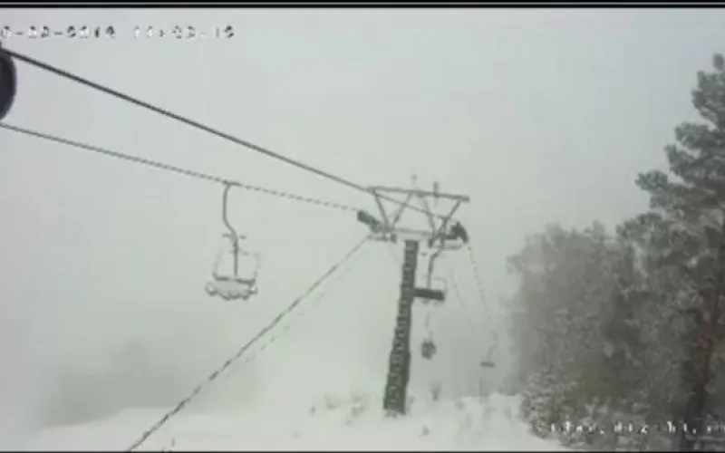 Веб-камеры К24: сильный снегопад идёт в Белокурихе 