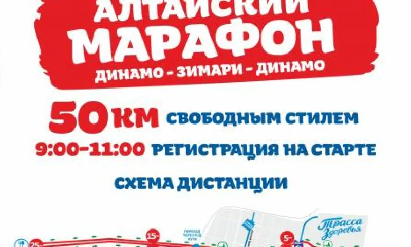 Веб-камеры К24: Алтайский марафон – 50 км свободным стилем