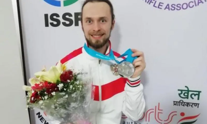 Сергей Каменский завоевал серебро этапа Кубка мира в Индии