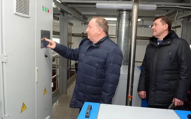 Александр Карлин и Сергей Дугин проверили новые уникальные для Сибирского федерального округа очистные сооружения