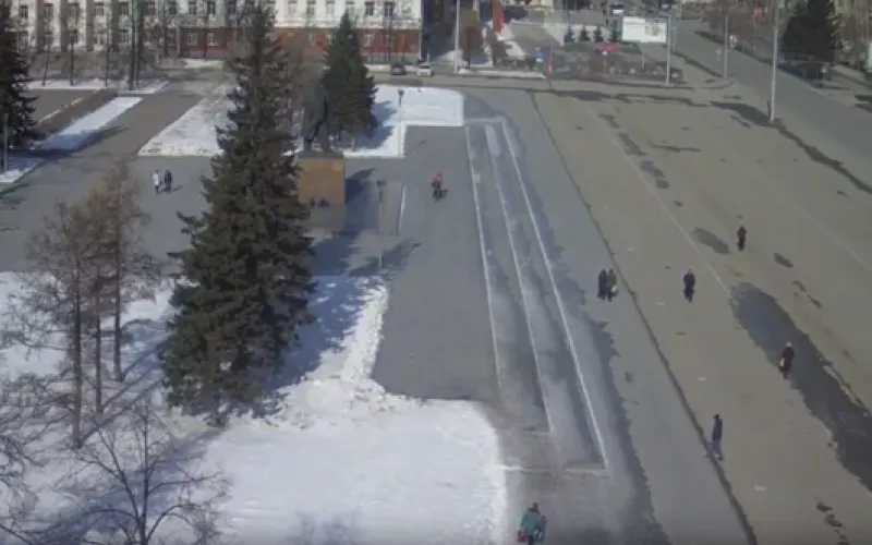 Веб-камеры К24: барнаульцы радуются хорошей погоде