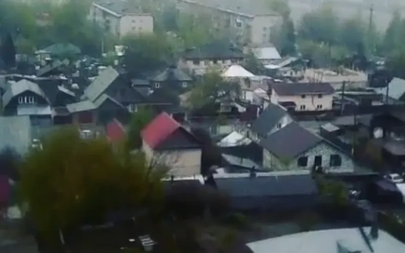 Снегопад прошёл в Барнауле 