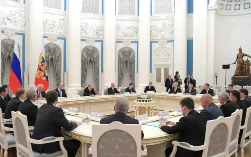Виктор Томенко принял участие во встрече с Владимиром Путиным