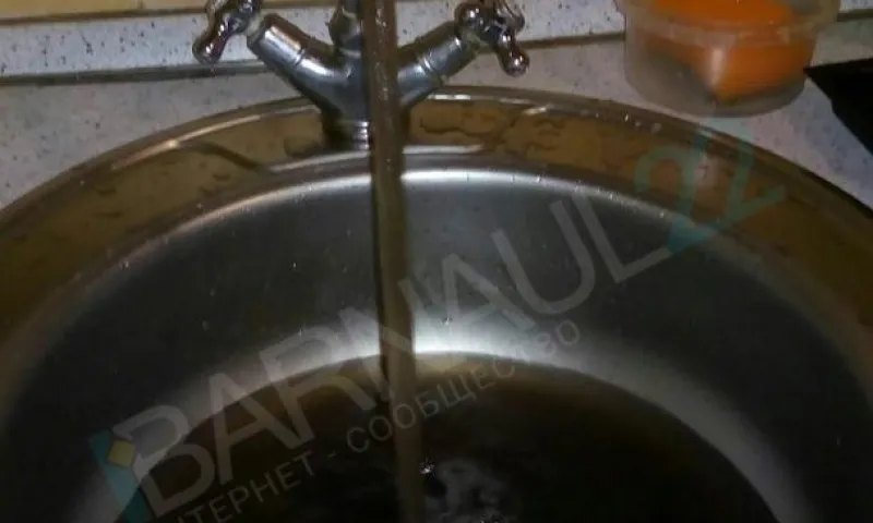 Черная вода бежит из кранов жителей алтайского села