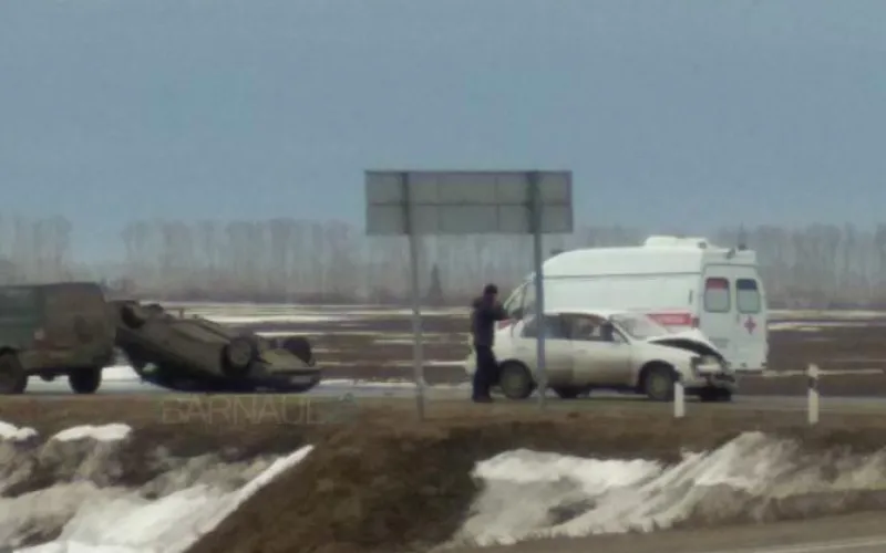 Серьёзная авария произошла на бийской трассе