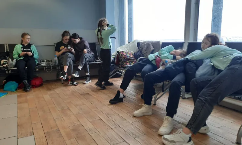 Самолёт, летящий в Барнаул из московского аэропорта Домодедово, задерживается