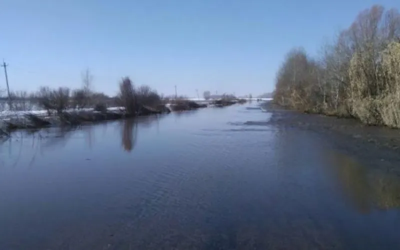 Дорогу в Завьяловском районе закрыли из-за паводка