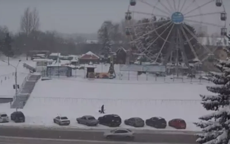 Веб-камеры К24: зима вернулась в Барнаул 