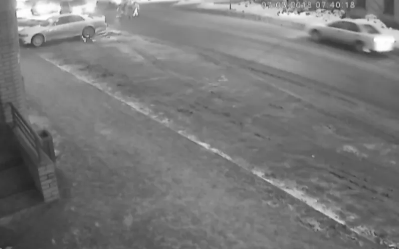 Видео: восьмилетнего ребёнка сбили в Барнауле 